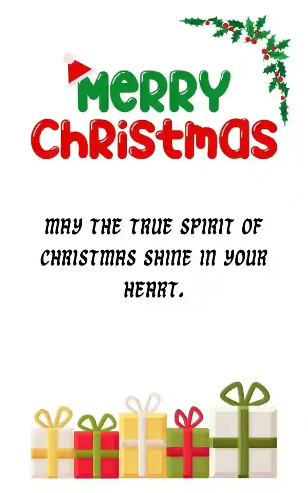 Inspirational Merry Christmas Wishes Text