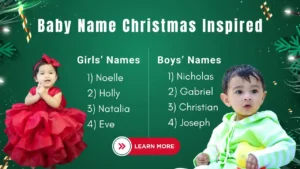 Baby Name Christmas Inspired