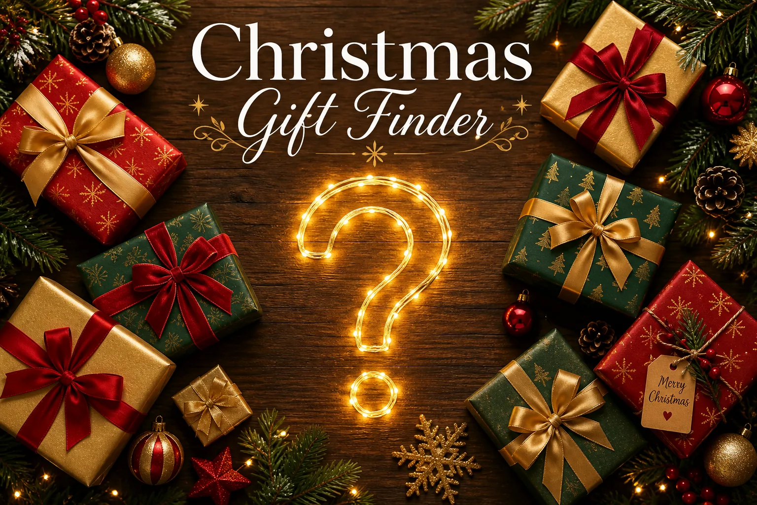 Christmas Gift Finder 2026 - interactive quiz to find the perfect gift